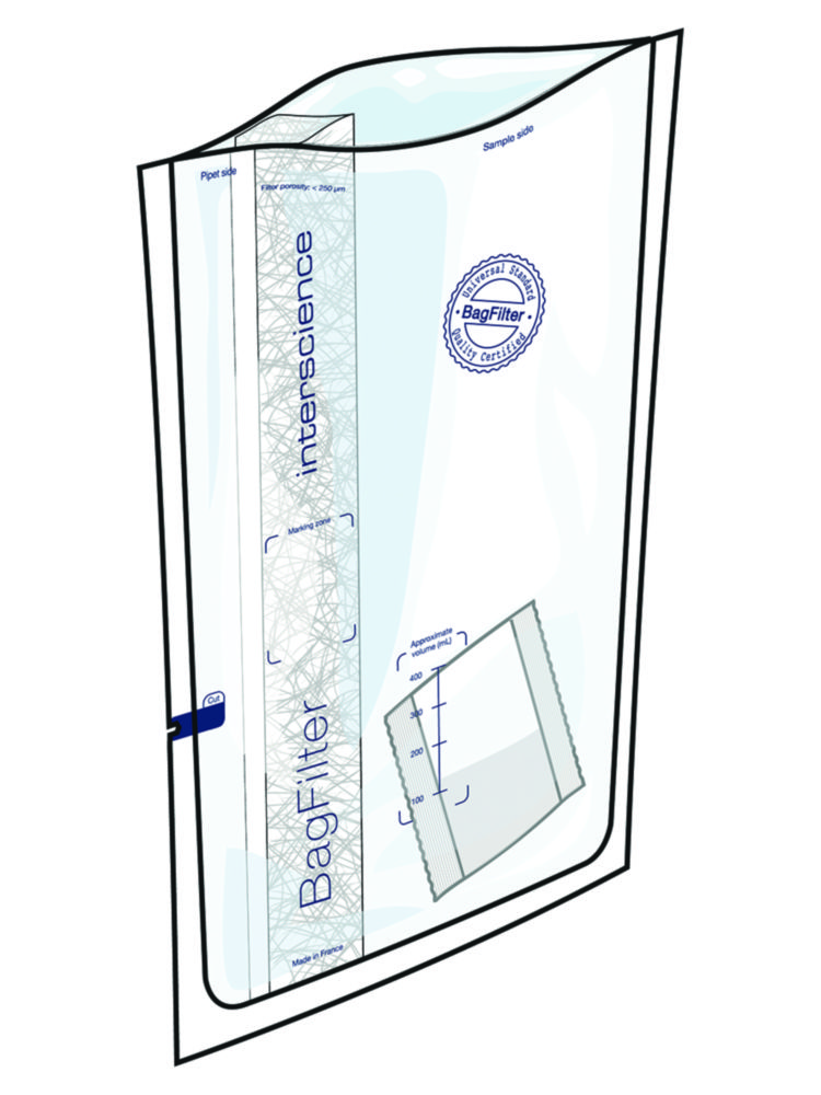 Probenbeutel BagSystem®, instaBAG® BPW mit Trockenmedium