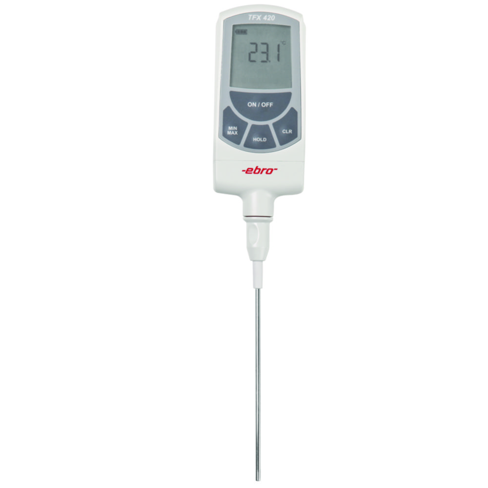 Labor-Thermometer Set TFX 420, mit Temperaturfühler TPX 100