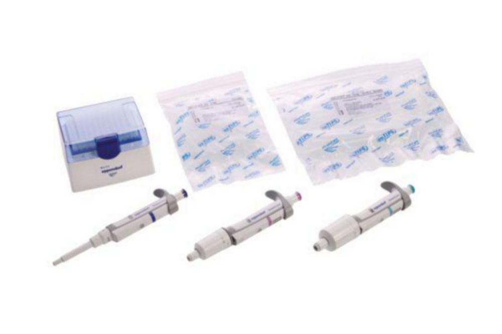 Single channel microliter pipettes Eppendorf Research plus 3-Packs (General Lab Product), variable