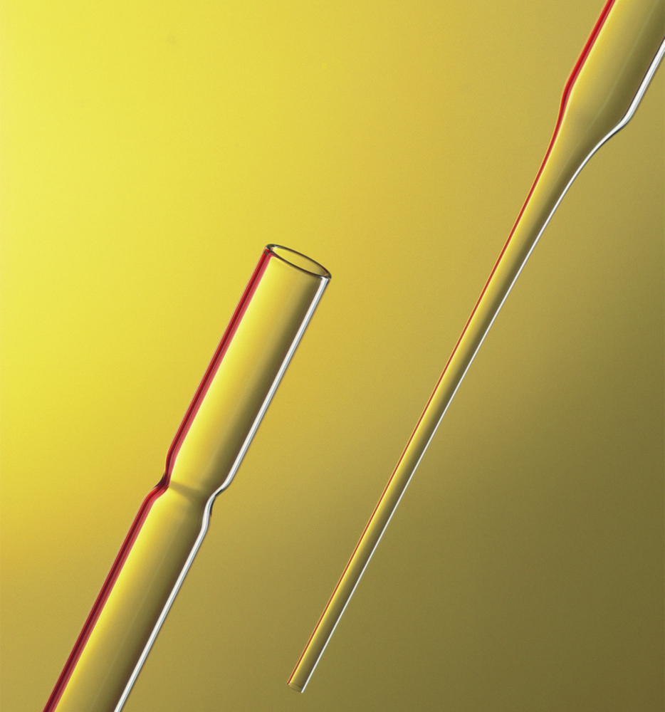 Pasteur pipettes, soda glass