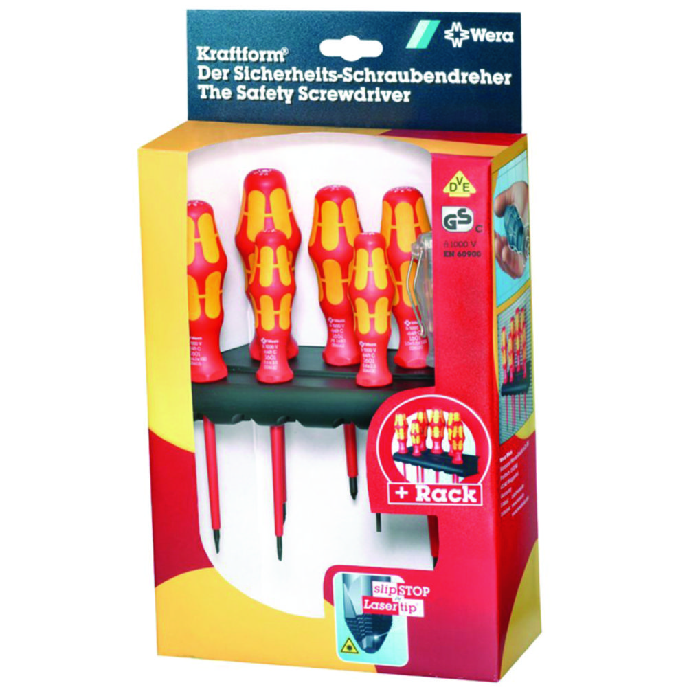 Screwdriver set, Wera 160I/7
