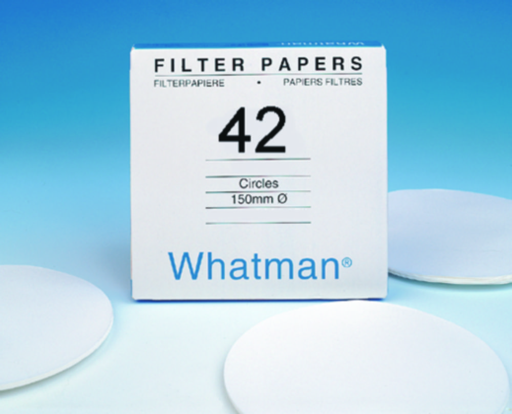 Filtrierpapiere Typ 42, quantitativ, Rundfilter