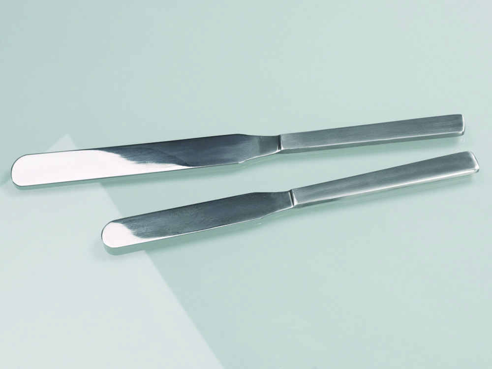 Palette knife spatulas, stainless steel V2A