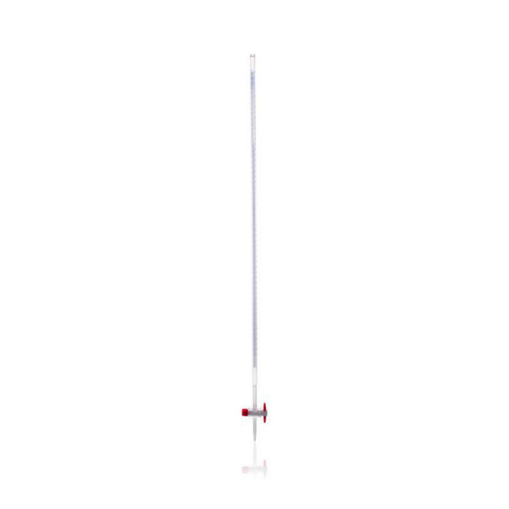 Burette with straight standard ground stopcock, DURAN®, class AS, with PTFE key