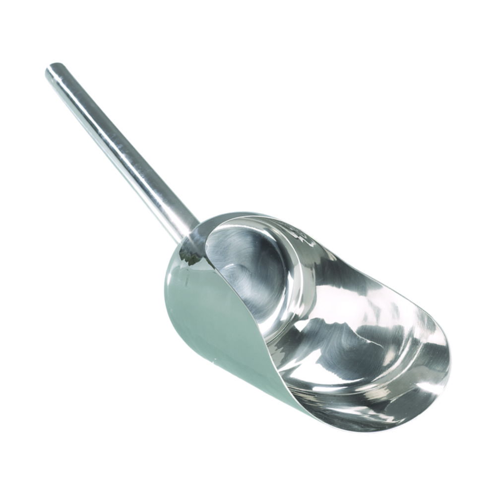 Schaufeln PharmaScoop, Edelstahl V4A, mit langem Griff