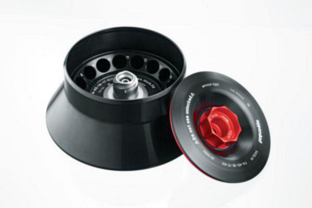 Fixed angle rotors for microcentrifuges 5430/5430 R, incl. QuickLock® rotor lid