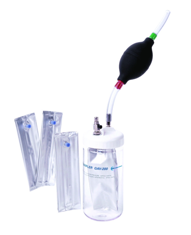 Gas and vapor sampler kit