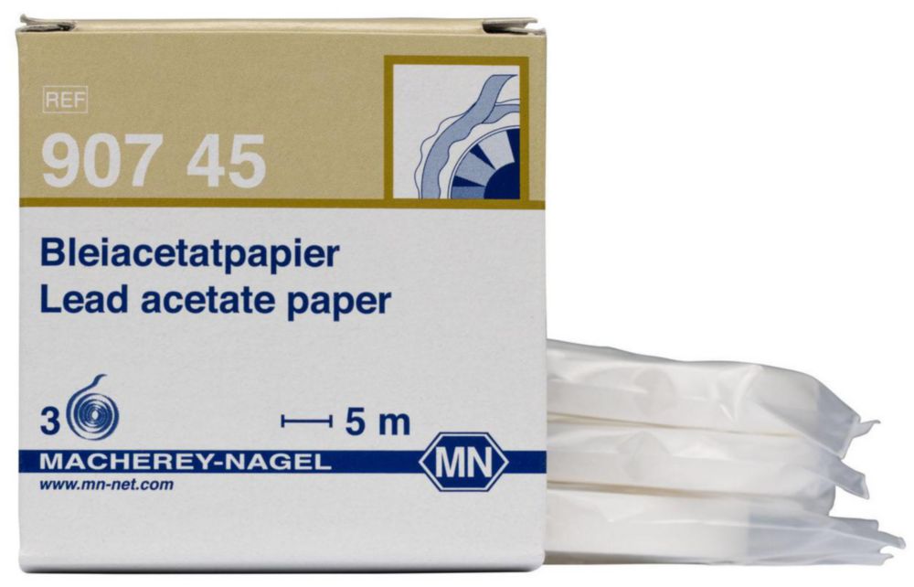 Testpapiere, Bleiacetat