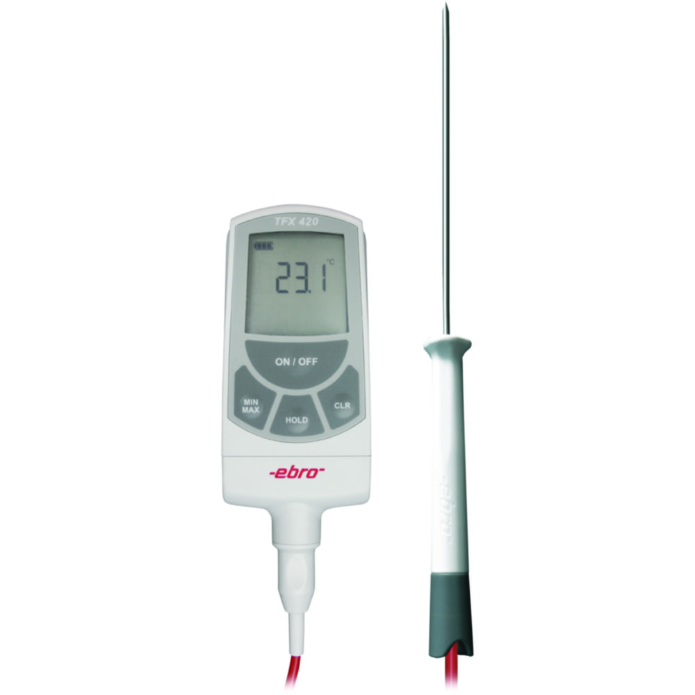 Labor-Thermometer Set TFX 420, mit Temperaturfühler TPX 440