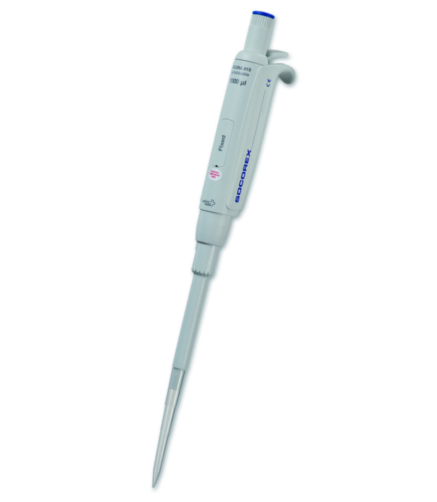 Single channel microliter pipettes Acura® manual 815, fix