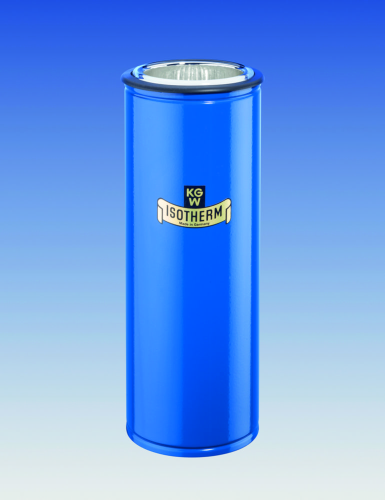 Dewargefäße mit Flansch, zylindrische Form