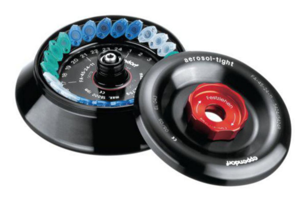 Festwinkelrotoren für Mikrozentrifugen 5425/5425 R, inkl. Rotordeckel