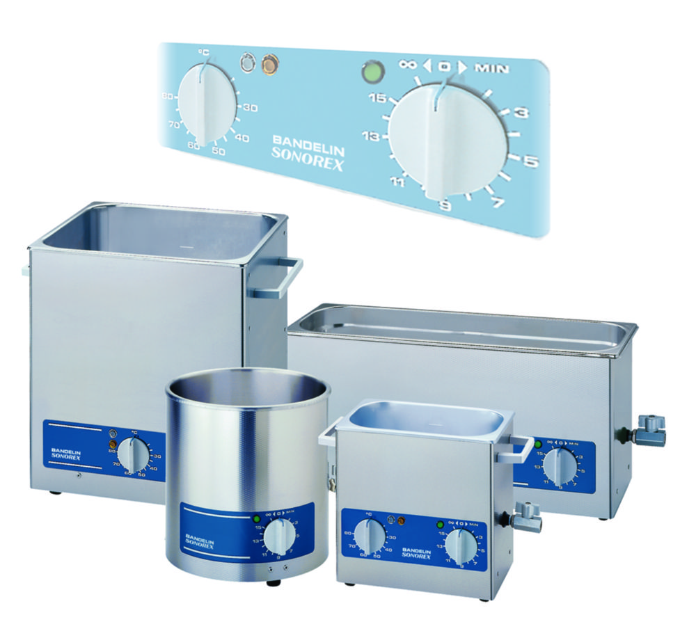 Ultraschall-Bäder SONOREX SUPER, mit Heizung