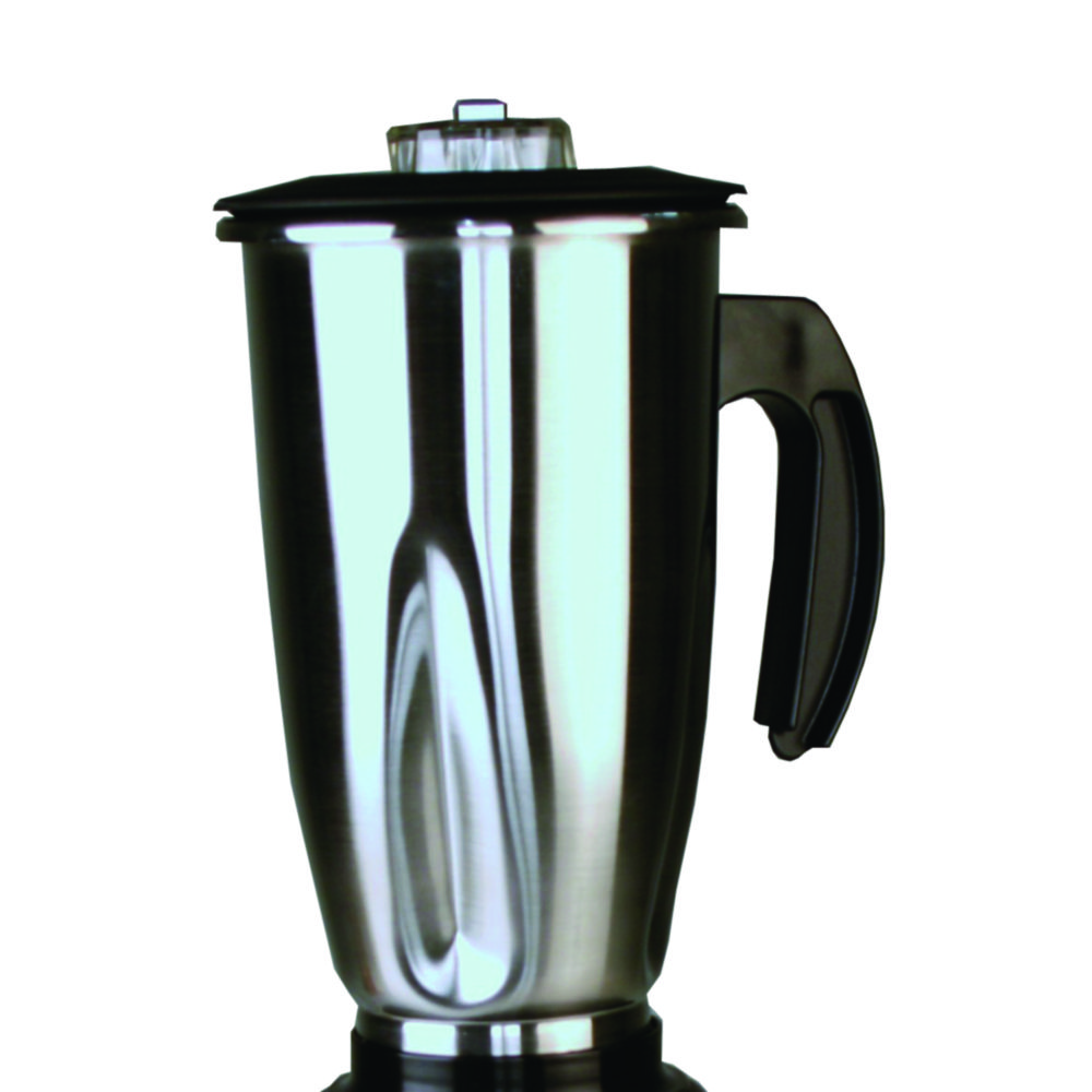 Mixing attachments with lid for laboratory mixer MICROTRON®, stainless steel