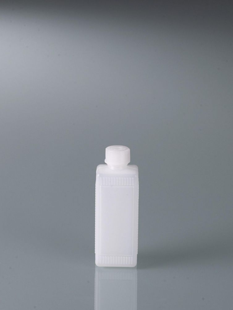 Square bottles with screw cap, HDPE