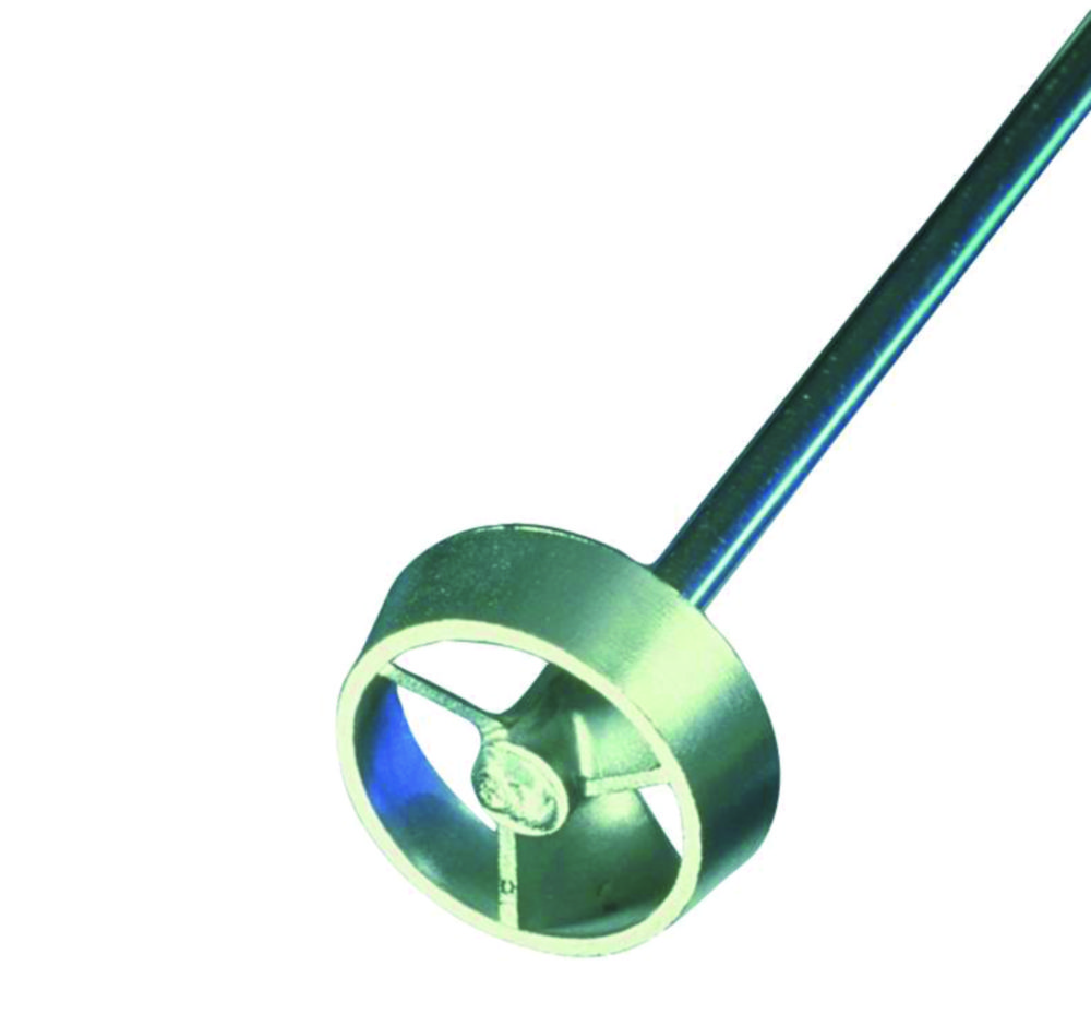 Propeller stirrer with guide ring for Overhead Stirrers