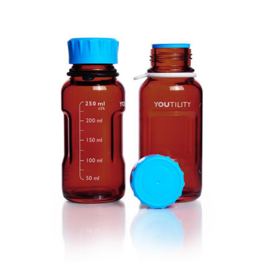 Flaschensystem DURAN® YOUTILITY, Braunglas