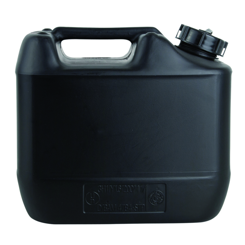 Safety containers, HDPE, electrically conductive, with UN approval