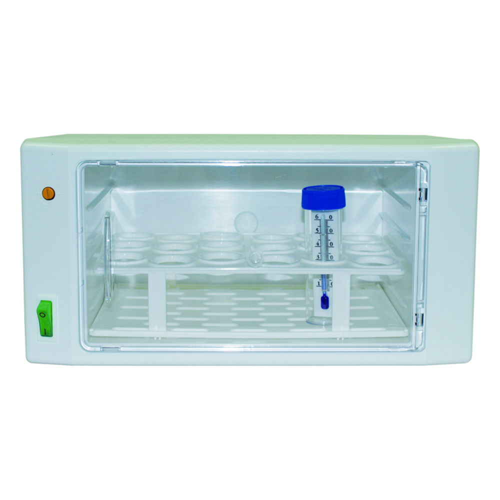 Mini-Incubator CULTURA® M, with Multirack and LLG-Min/Max Digital-Thermometer