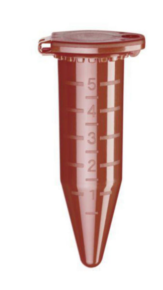 Eppendorf Tubes® 5.0 mL, PP, mit Klappdeckel, braun