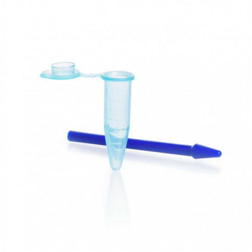 Disposable pellet pestles, PP, with reaction tube
