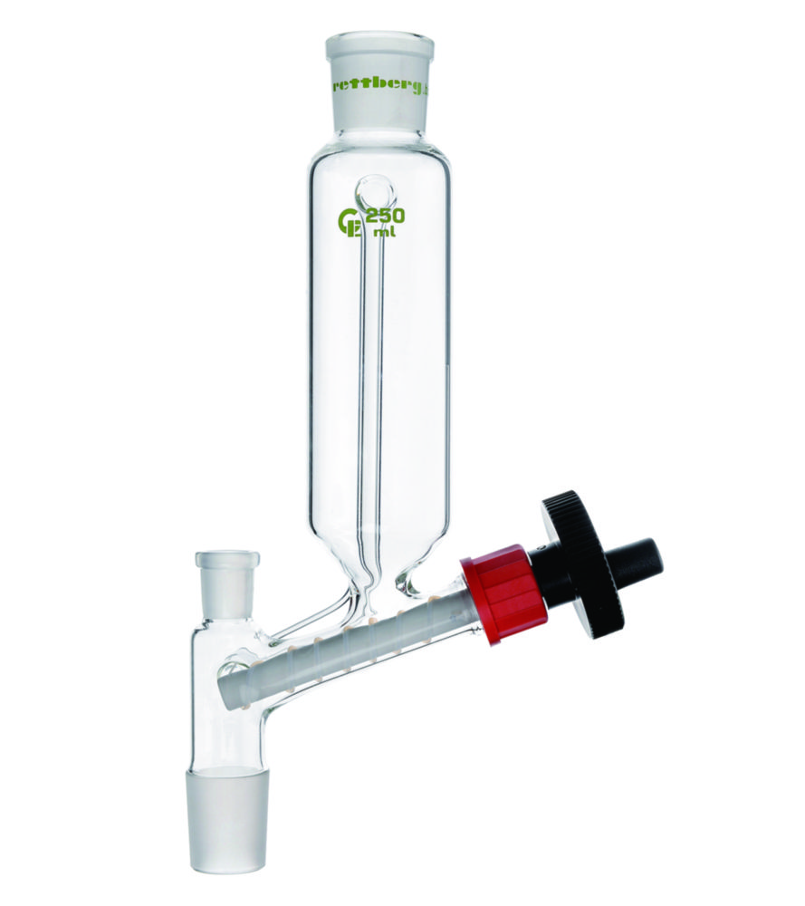 Dispensing funnel, borosilicate glass