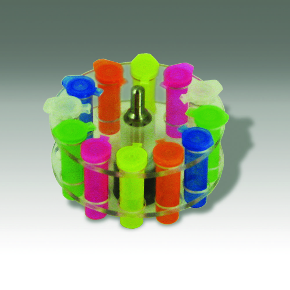 Microtube holder and shaking attachment for Genie® series Vortexers and Disruptor Genie®