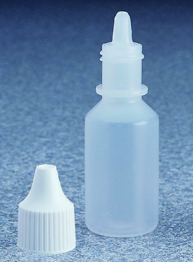 Tropfflaschen Nalgene™, LDPE, mit weißem Verschluss