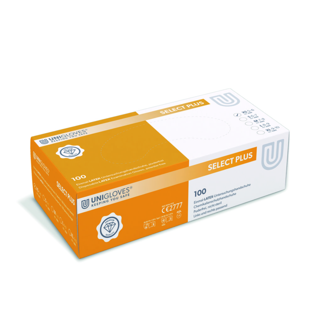 Disposable Gloves Select Plus, Latex