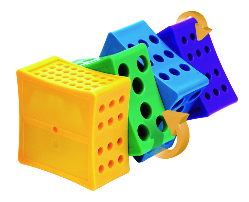 Tube Rack Rota-Rack®, PP, for micro tubes