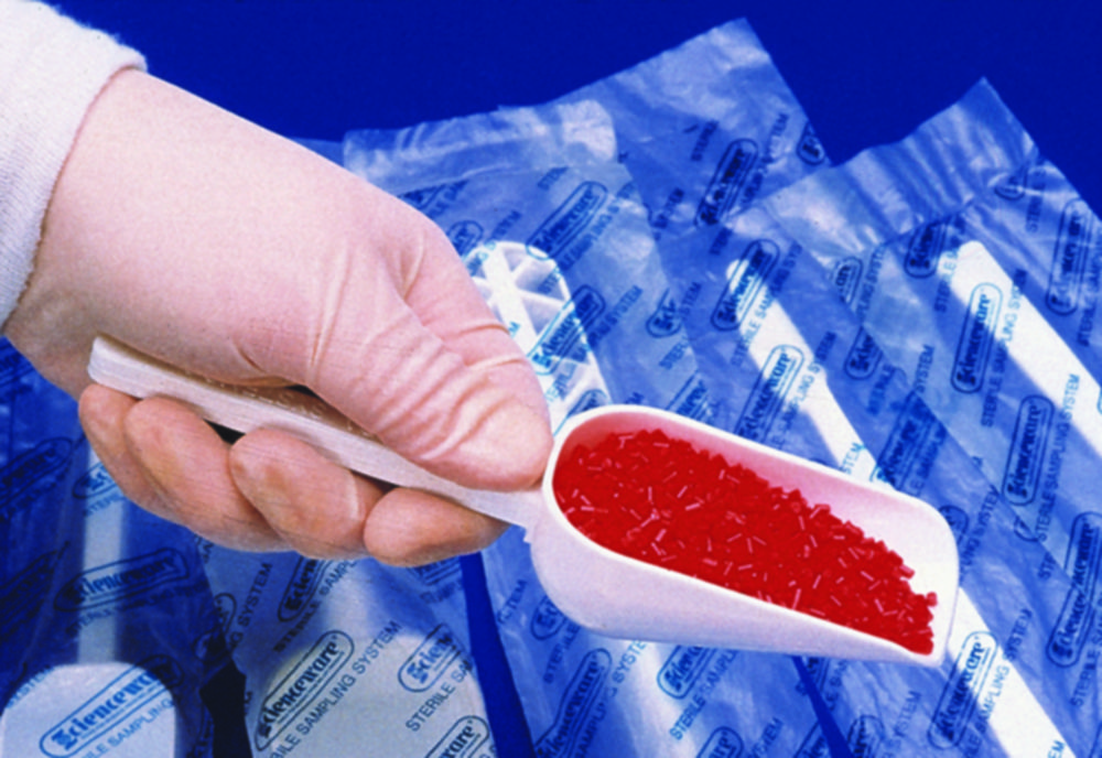 Sampling scoops, PS, sterile