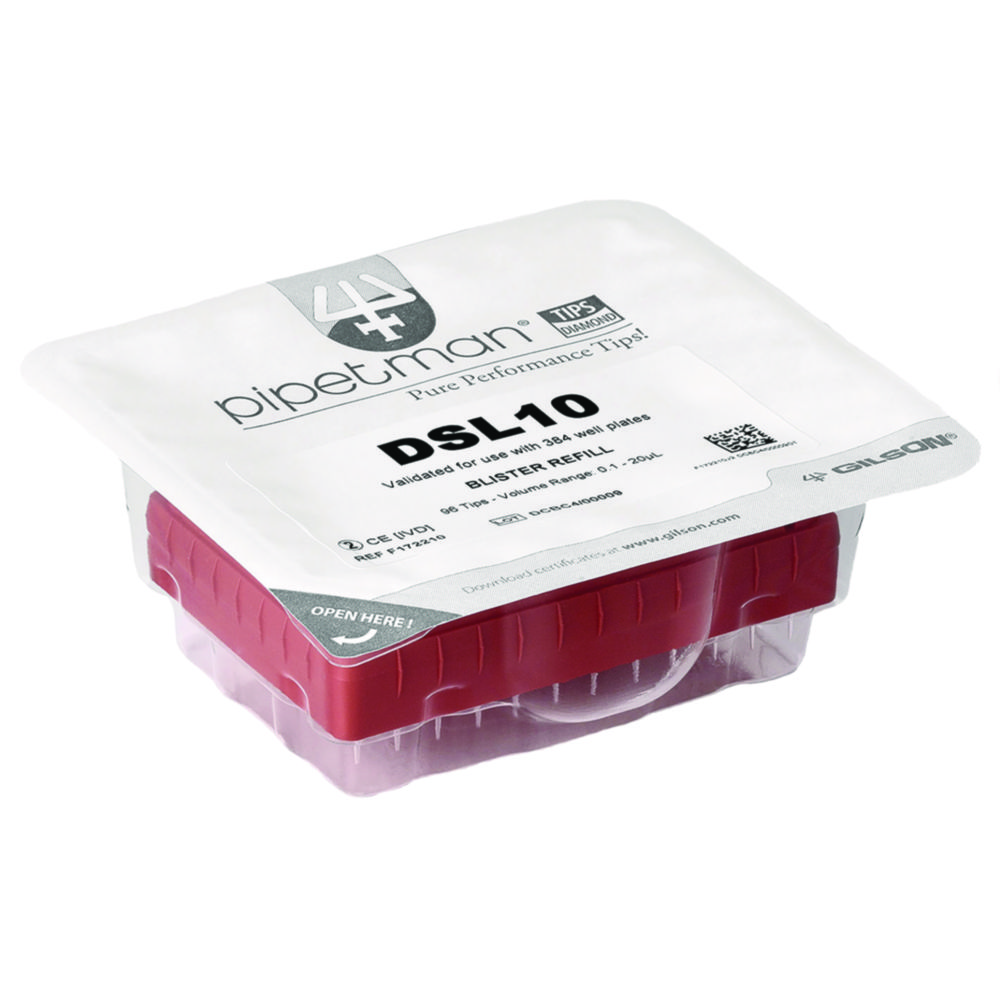 Pipette tips PIPETMAN® DIAMOND Tips, blister refill