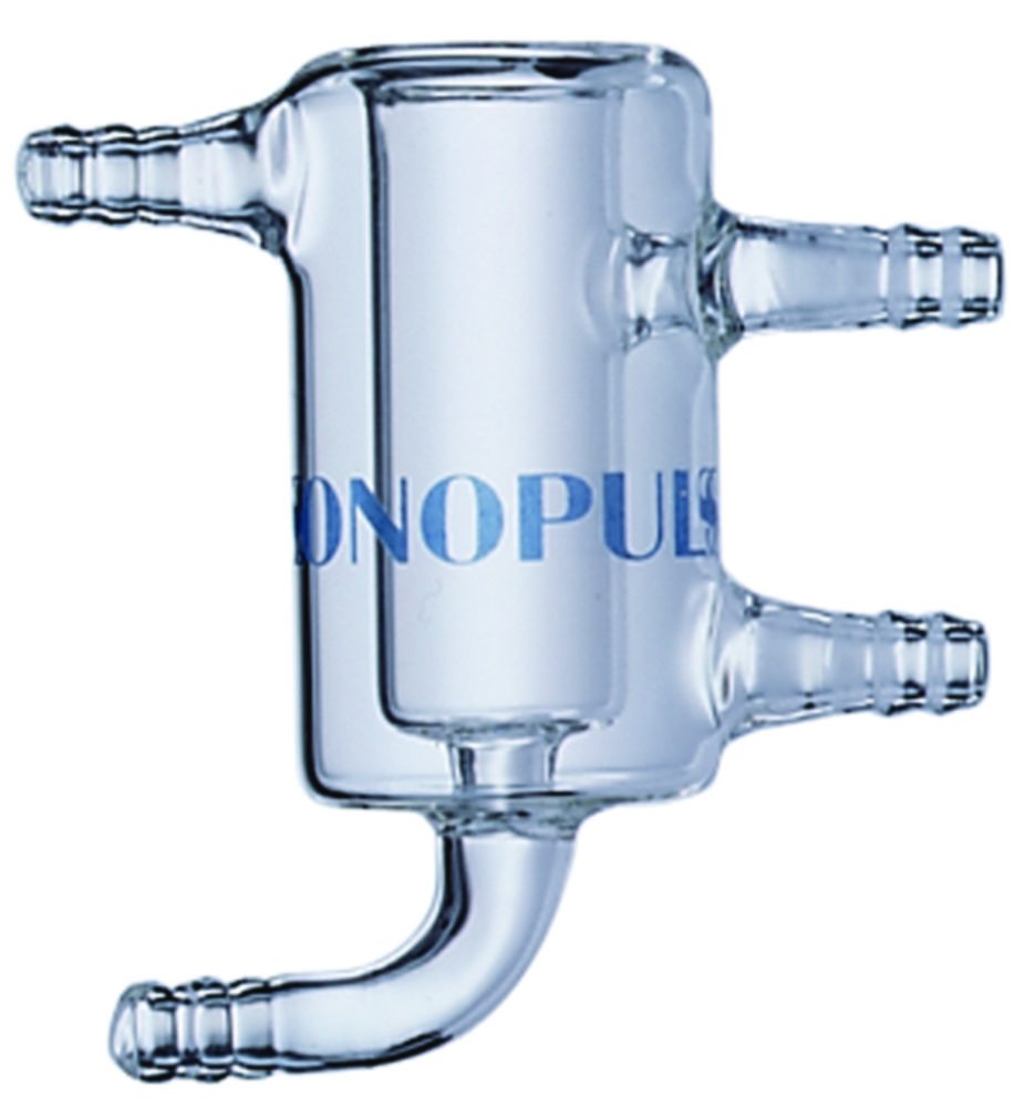 Flow-through cell for SONOPULS Ultrasonic homogenisers, stainless steel