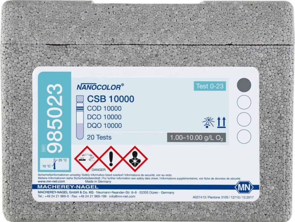 Tube tests NANOCOLOR® COD