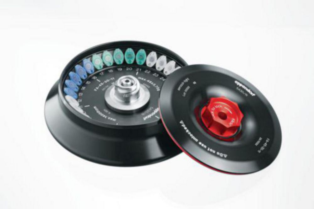 Festwinkelrotoren für Mikrozentrifugen 5430/5430 R, inkl. QuickLock®-Rotordeckel