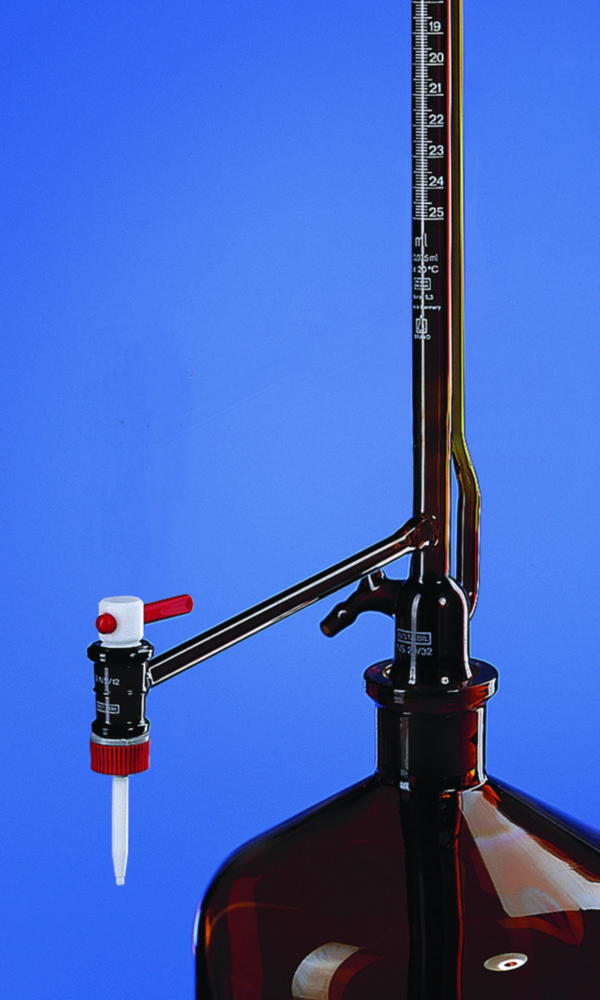 Titrierapparat nach Pellet, Boro 3.3, braun, Klasse B