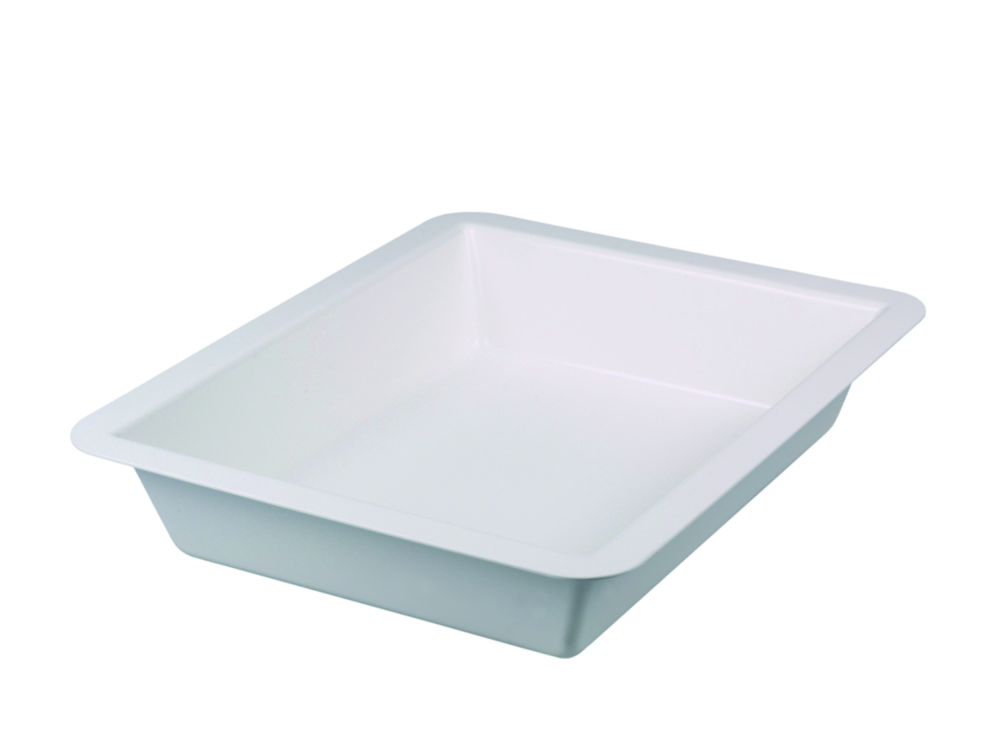 Photographic trays LaboPlast®, PVC, deep form, without ribs on bottom, edge shape straight
