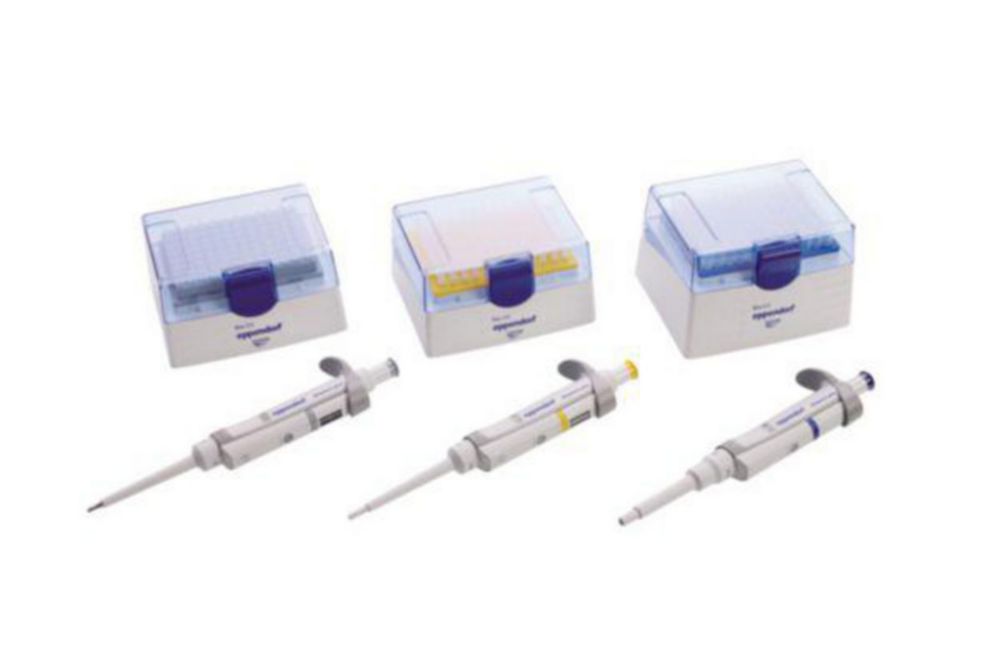 Einkanal-Mikroliterpipetten Eppendorf Research® plus 3-Pack (General Lab Product), variabel