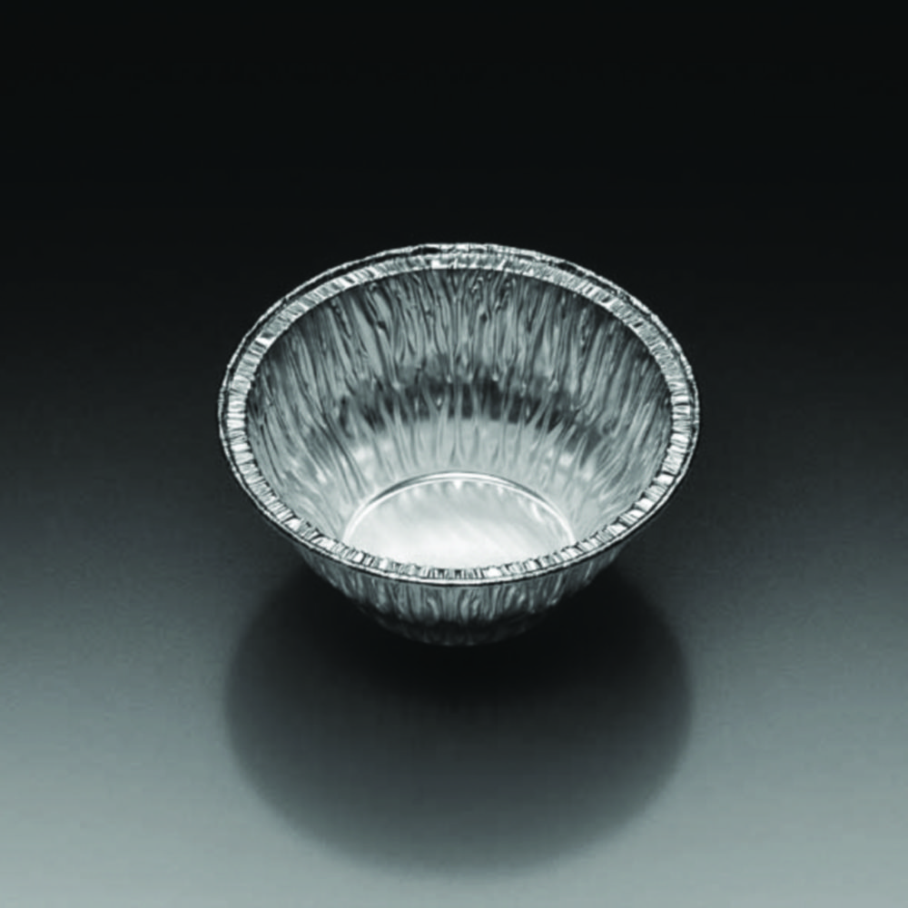 Aluminium containers, round