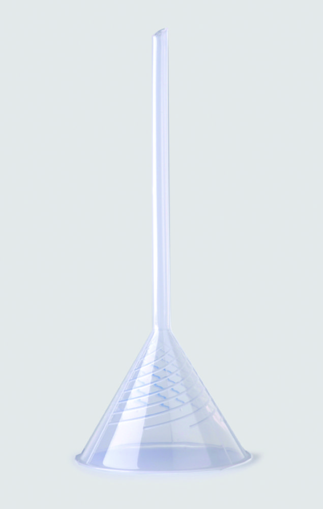 LLG-Fast filtration funnels with internal ribs, PP
