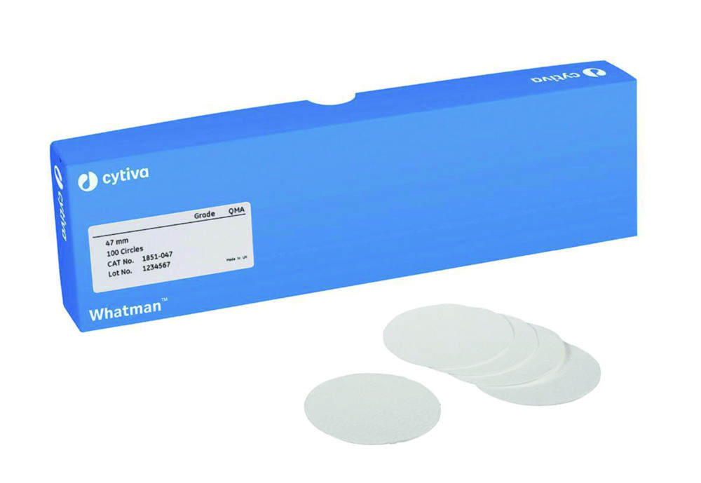 Quartz microfibre filters, grade QM-A, round filters