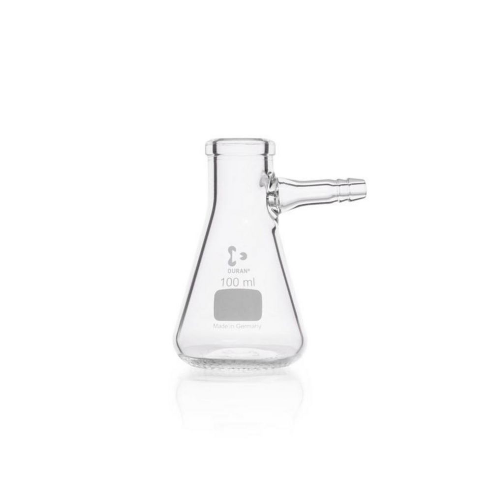DURAN® Saugflasche mit Glas-Olive, Erlenmeyerform
