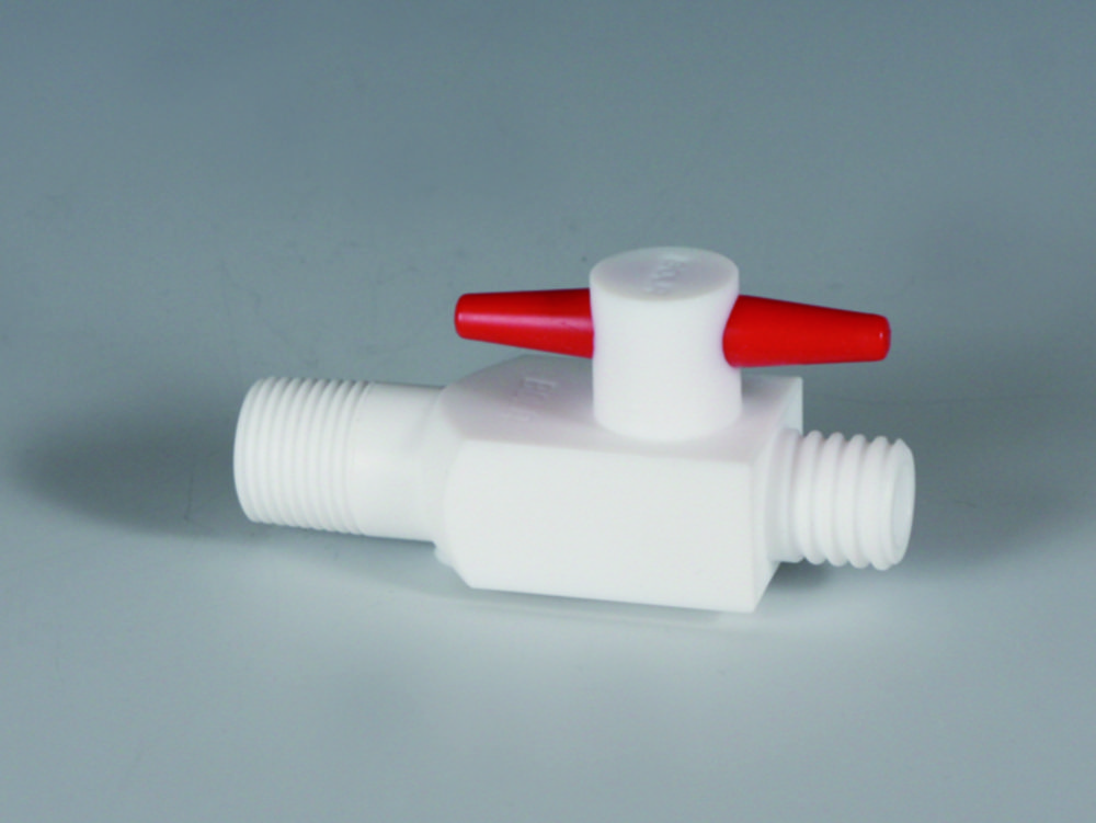 2-Wege/3-Wege-Hähne, PTFE für Reaktordeckel