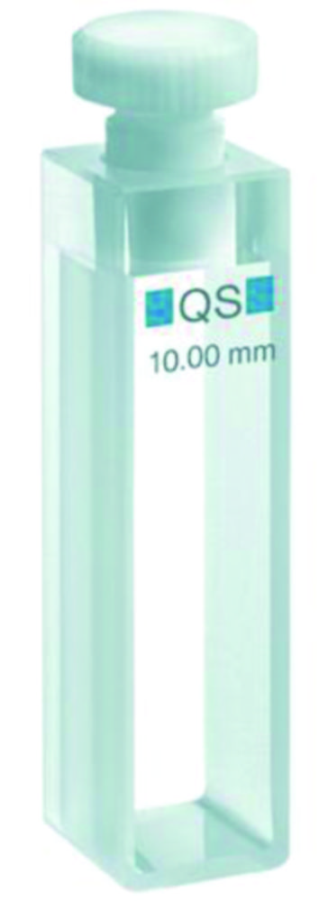 Makro-Küvetten für Absorptionsmessungen, UV-Bereich, Quarzglas High Performance