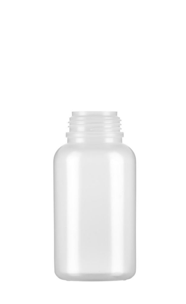 Wide-mouth bottles without closure, series 303, LDPE