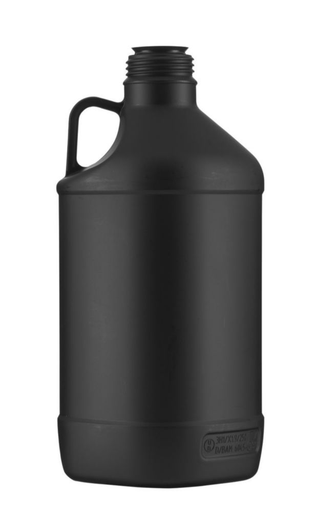 Enghalsflaschen ohne Verschluss Serie 308/310, HDPE, UN-Zulassung, schwarz