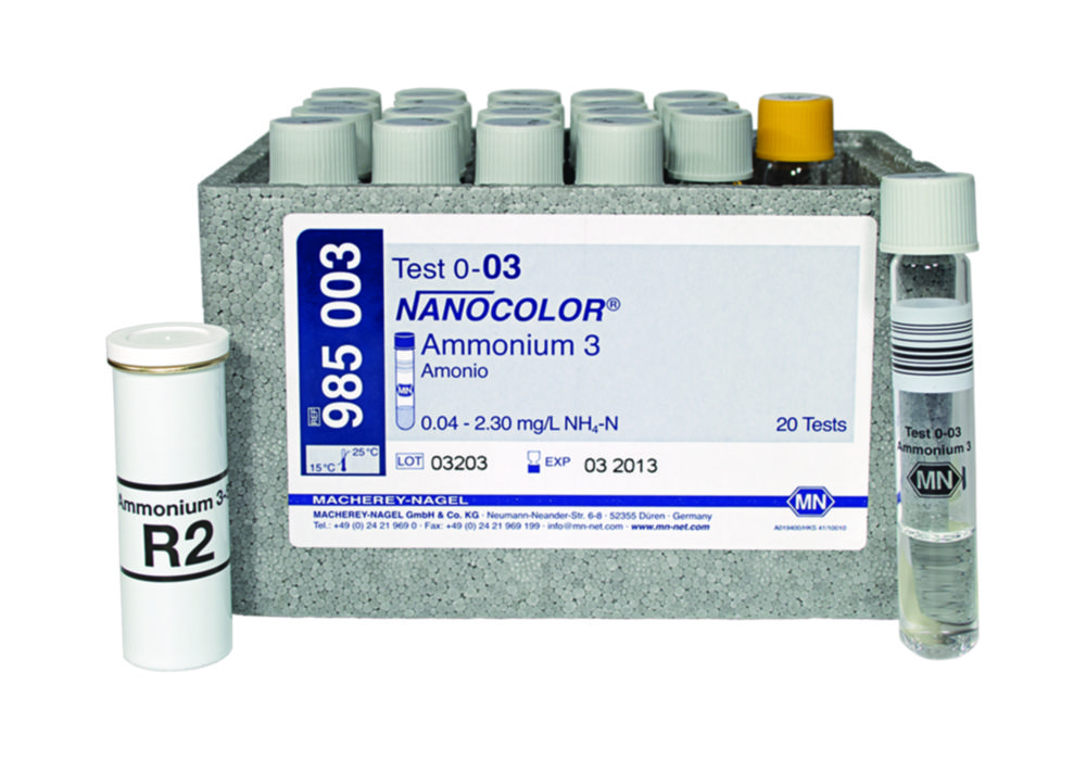 Rundküvettentests NANOCOLOR® Ammonium
