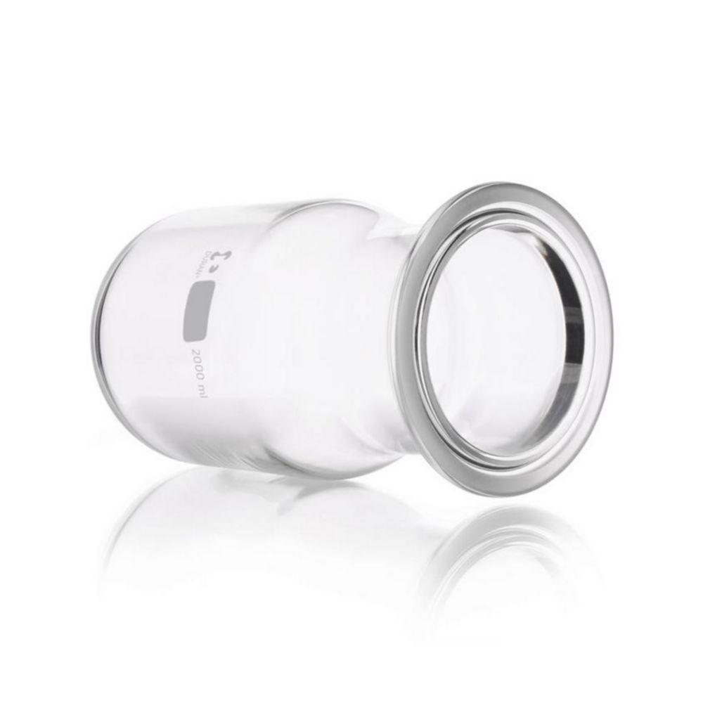 Reaction flasks, flat flange, DURAN®, flask shaped
