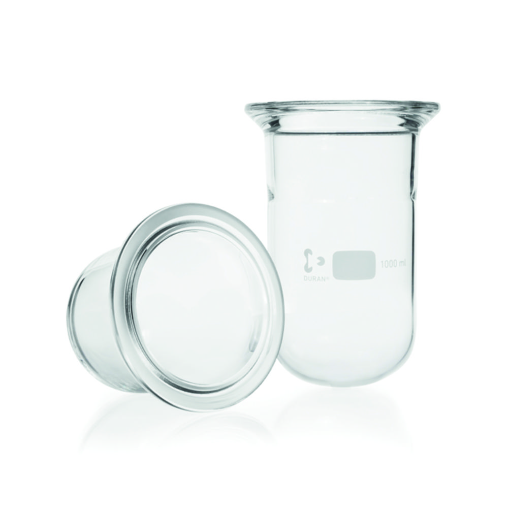Reaction flasks, flat flange, DURAN®, cylindrical