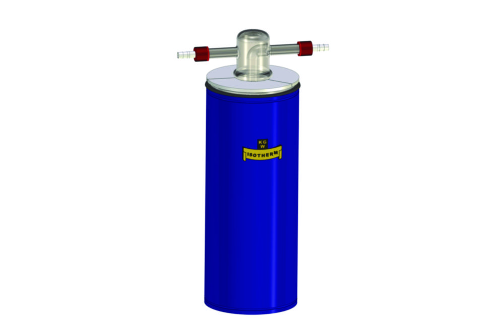Cold traps with Dewar flask, borosilicate glass 3.3, one-piece, long version